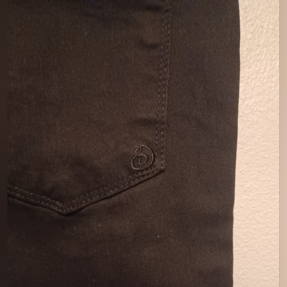 Indigo Rein Women's Jeans Midrise Black Size 11 W29/L32.5 Distressed Preowned - Picture 5 of 11